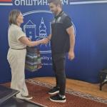 ОК ПАРТИЗАН БАЧ НА ПРИЈЕМУ КОД ПРЕДСЕДНИЦЕ ОПШТИНЕ
